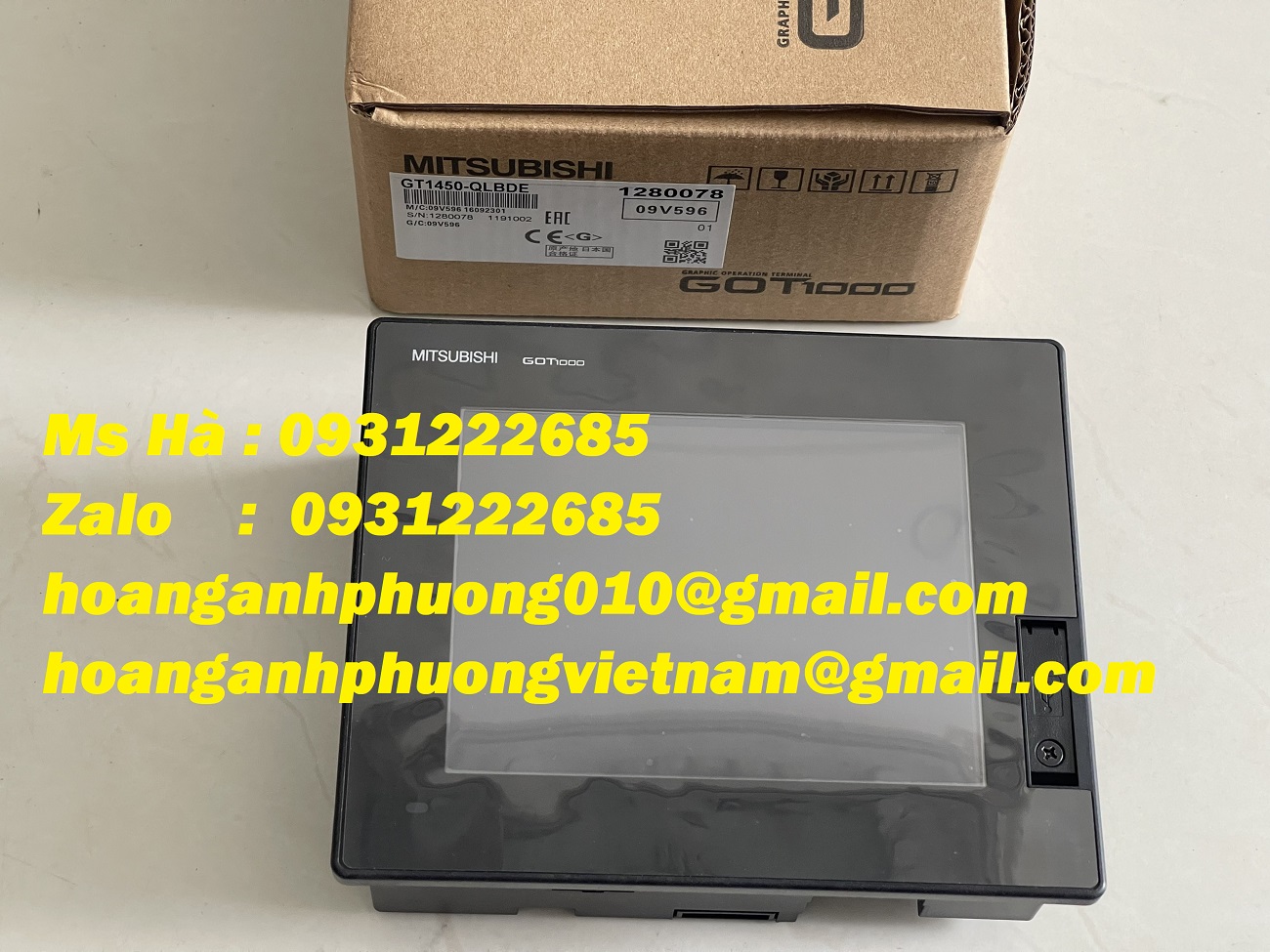 Bán toàn quốc dòng GOT1000 series GT1450-QLBDE HMI mitsubishi